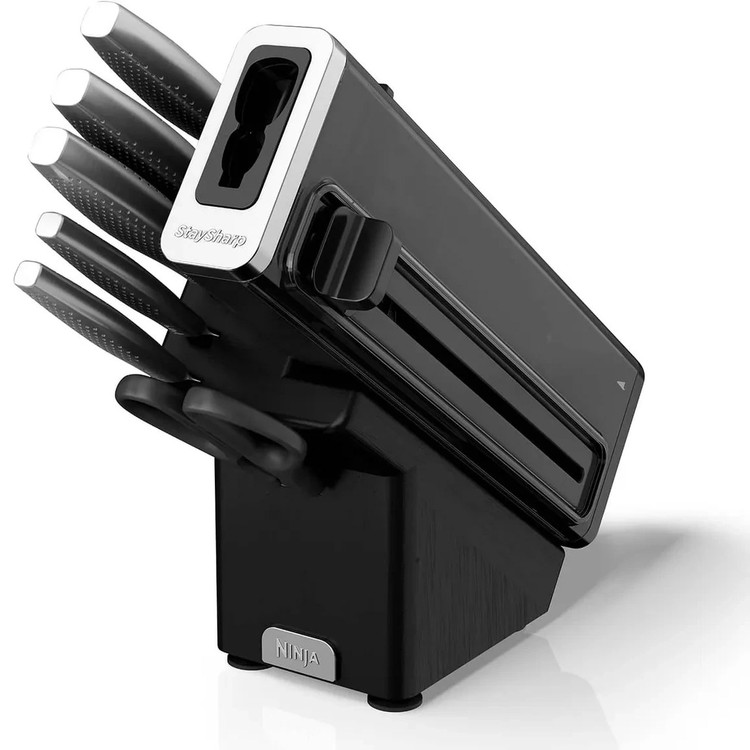 ست چاقو نینجا مدل K62006bk ظرفیت ۶ پارچه استیل ضد زنگ